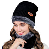 2-in-1 Knitted Winter Scarf Beanie Caps (Available in 5 Colors)