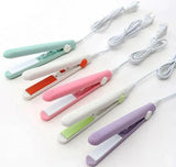 Portable Mini Hair Straightener – Compact Travel Hair Styling Iron with Storage Case