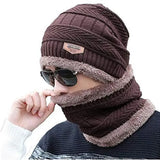 2-in-1 Knitted Winter Scarf Beanie Caps (Available in 5 Colors)